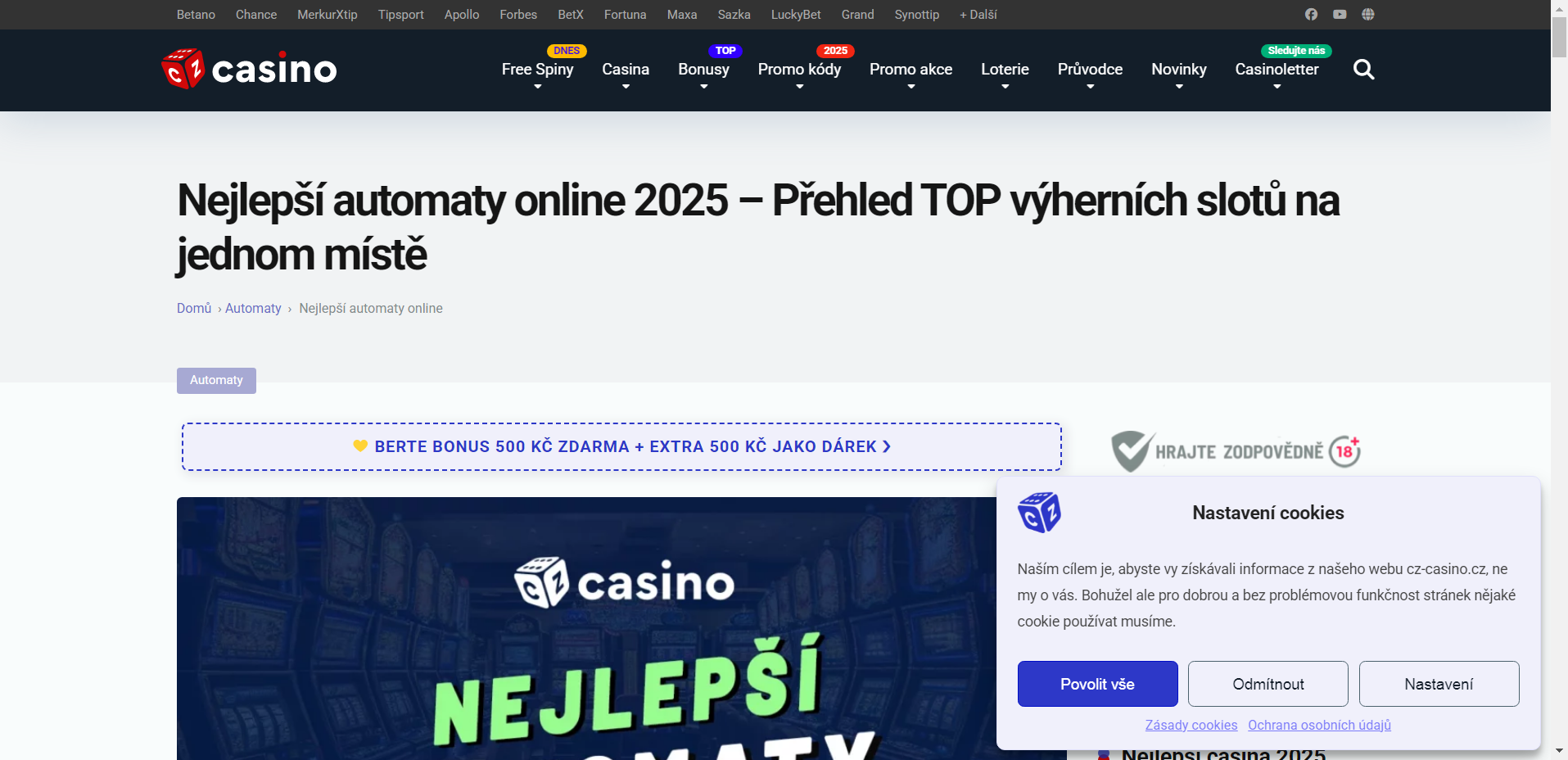 nejlepší automaty online